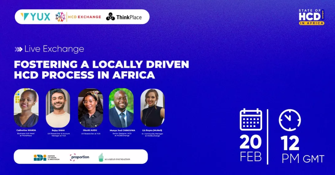 Live Exchange: Fostering a Locally Driven HCD Process in Africa